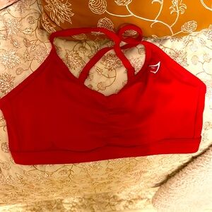 Red Gymshark bra never worn